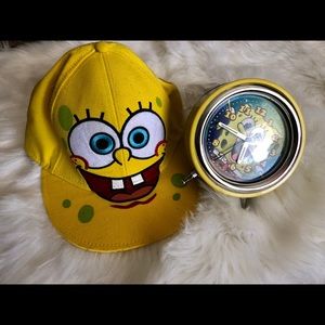 SpongeBob Hat & Alarm clock Set